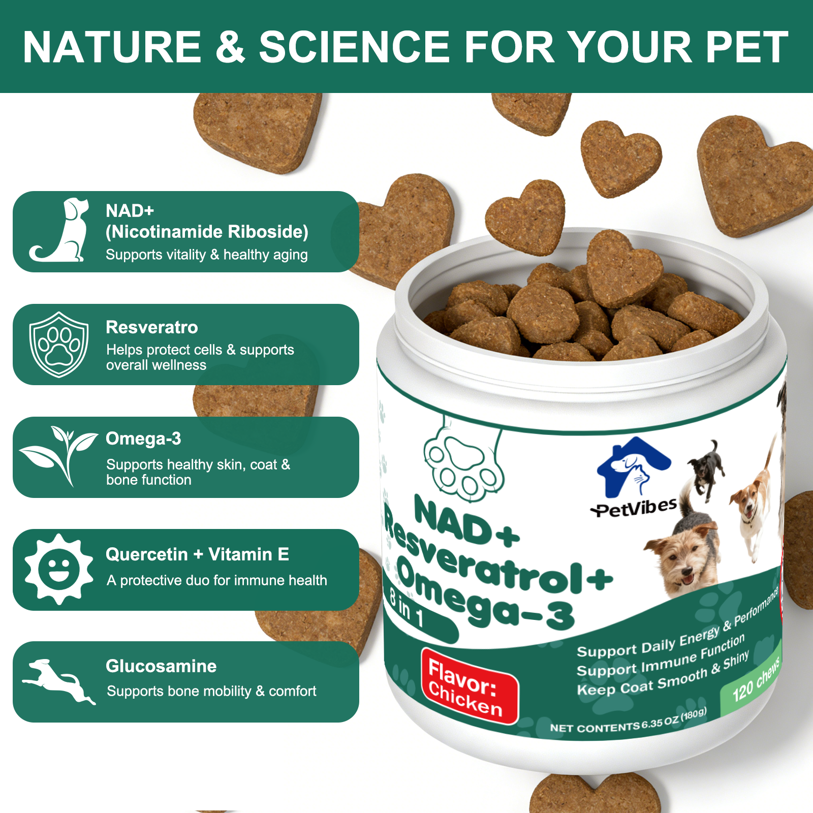 PetVibess NAD+ Chews product image 4