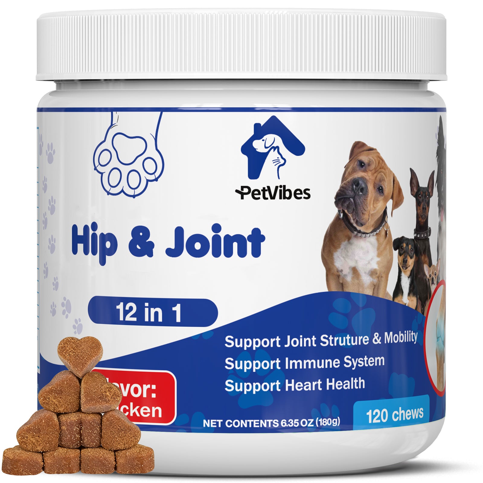 PetVibess Joint + Q10 Chews product image 1