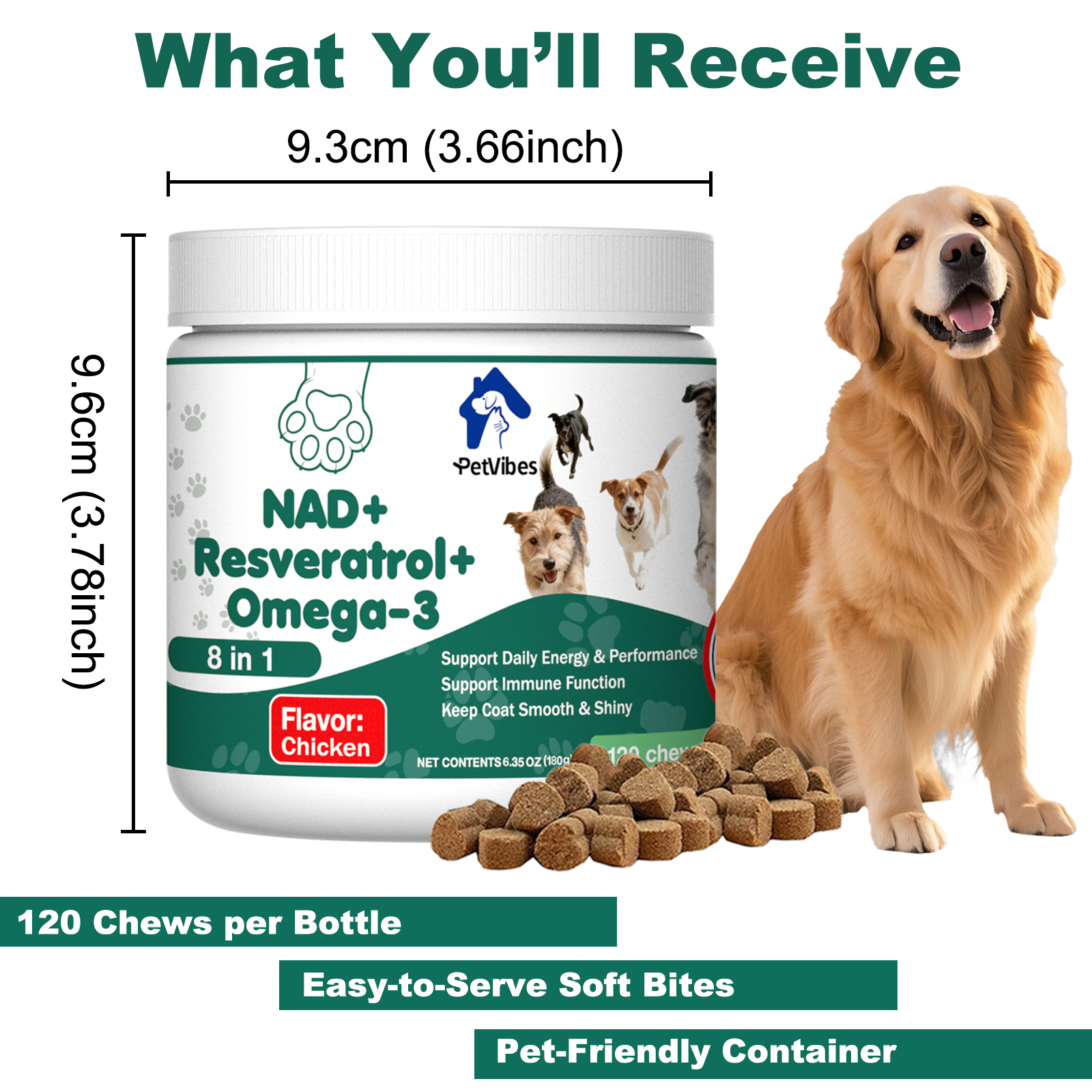 PetVibess NAD+ Chews product image 10