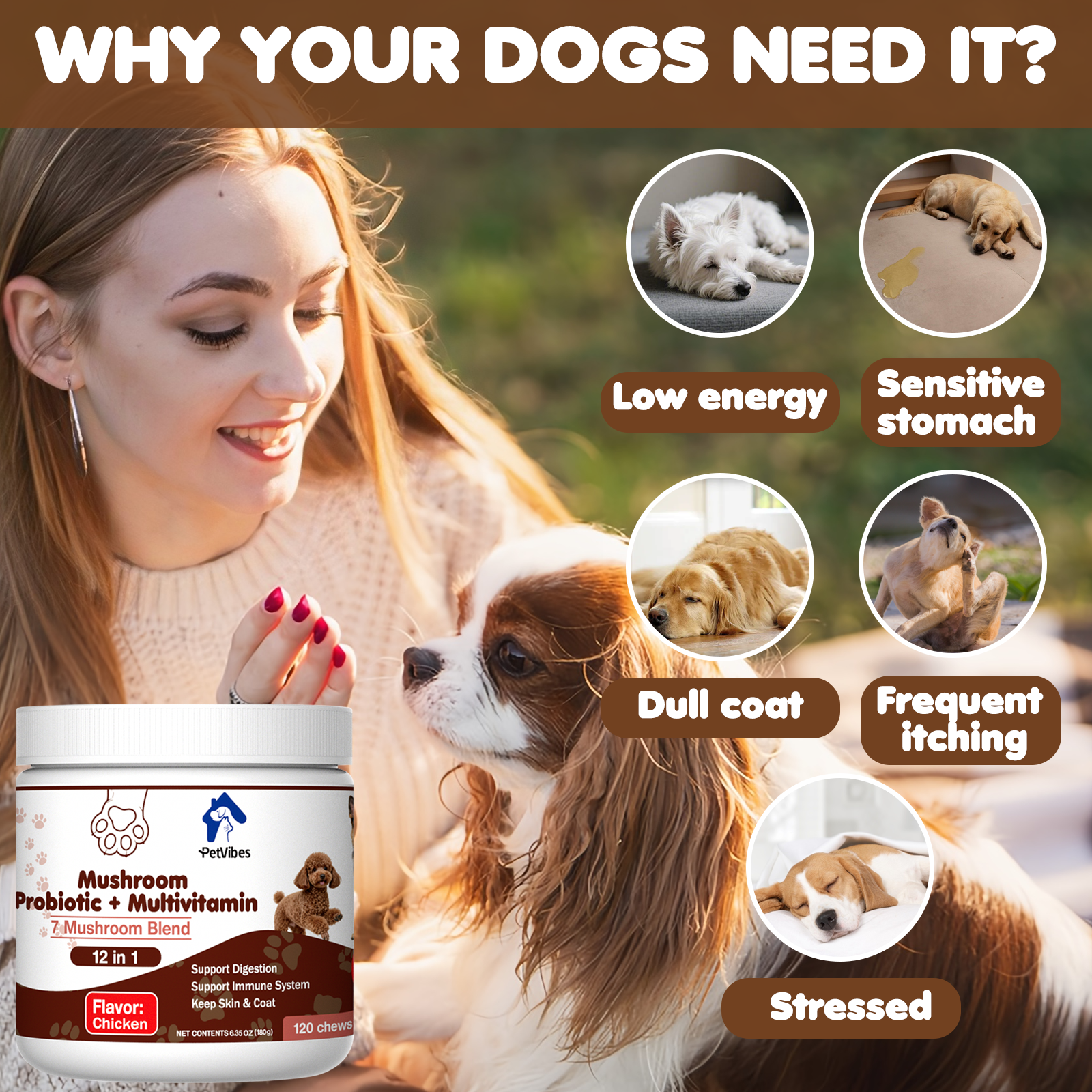 PetVibess Mushroom Probiotic Chews product image 6