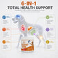 PetVibes Dog Multivitamin Chews with Lactoferrin - 6 in 1 Immune Support, Heart & Brain Function - Chicken Flavor Soft Chews, 120 Chews (10.6 oz)