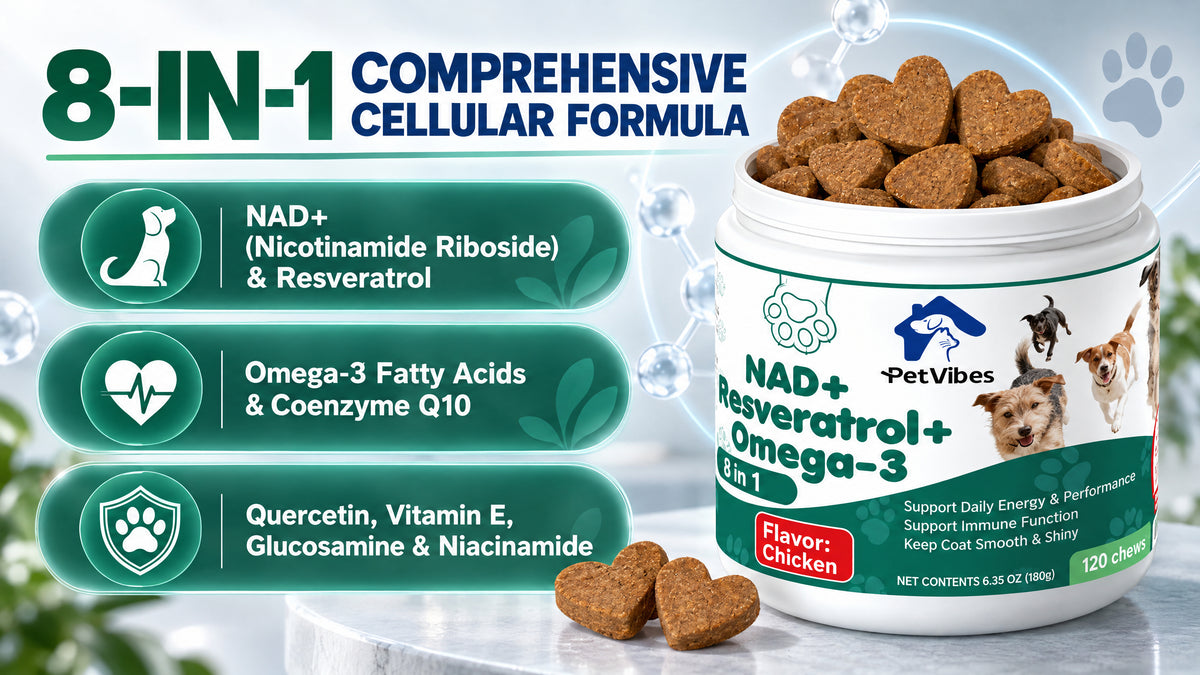 PetVibess NAD+ Chews by PetVibess, product label detail 2
